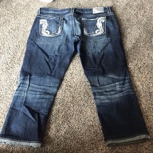 Maurices Capri/crop demin size 9/10R